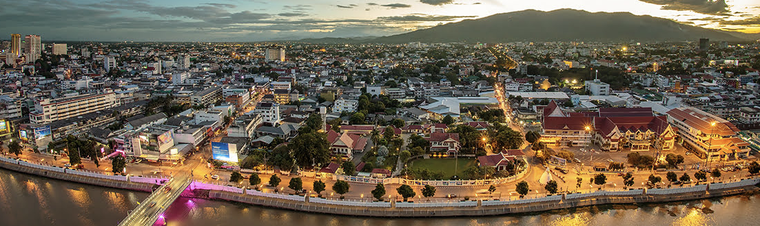 Chaing Mai Aerial View