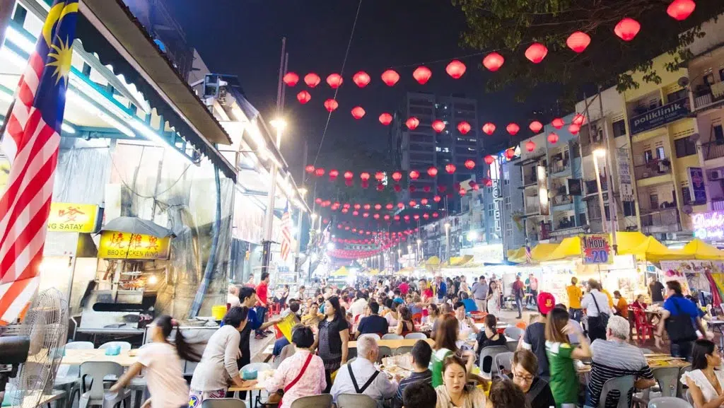 KL pasar malam street food