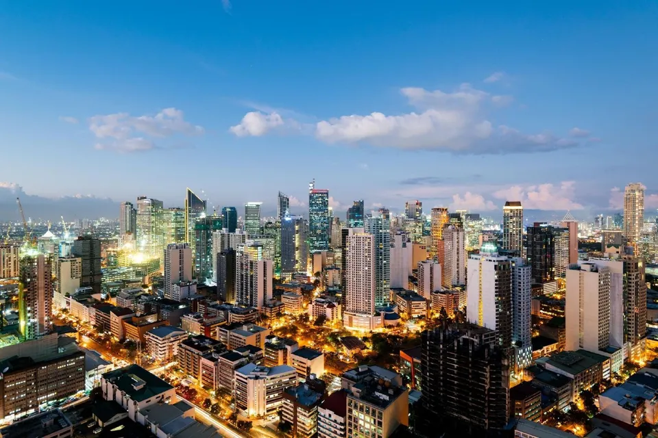 Manila Evening Skyline