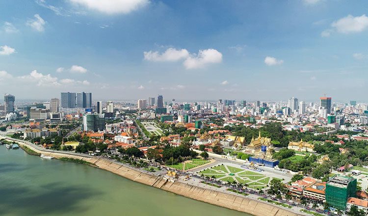Phnom Penh by the river