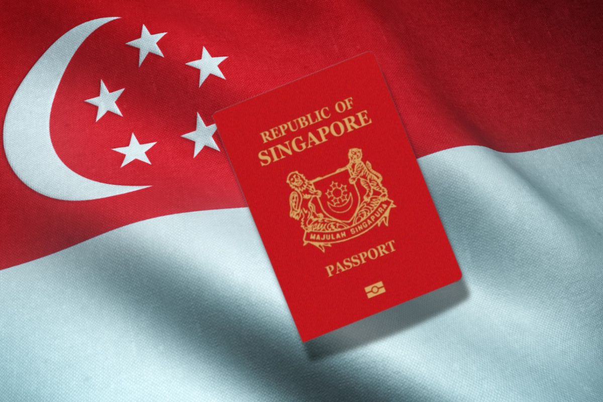 Singapore-Flag-and-Passport