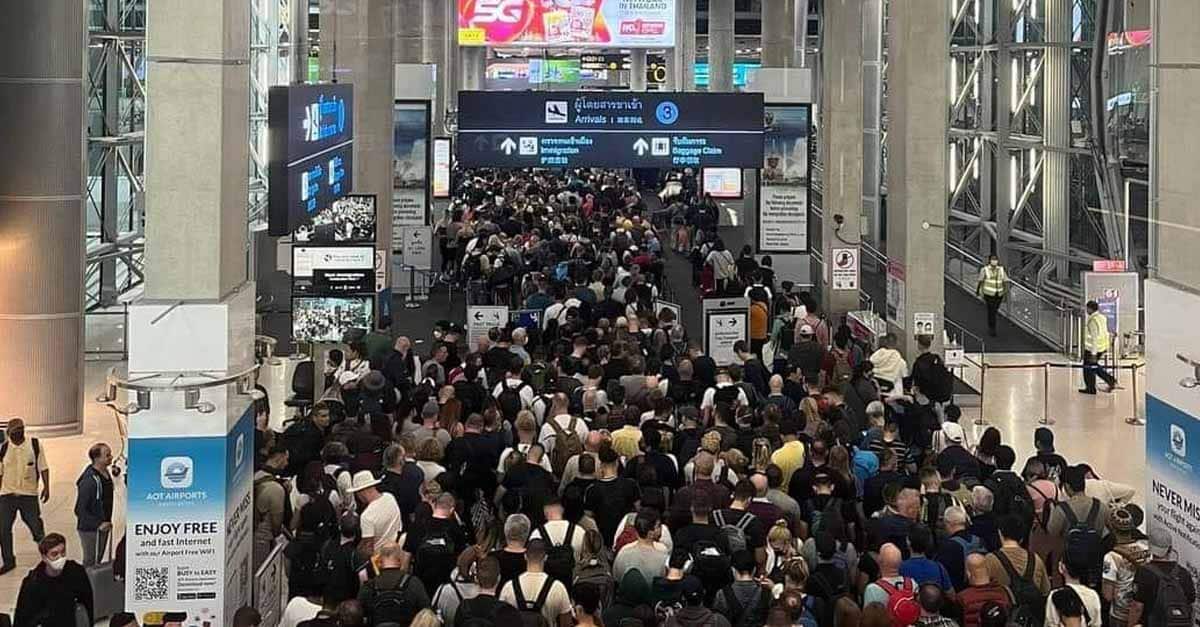 Thai Immigration Line