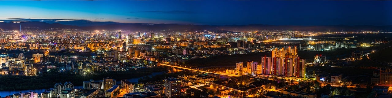 Ulaanbaatar-at-night