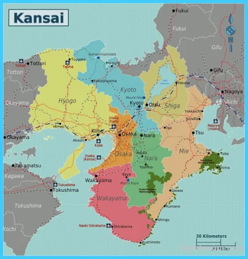 Kansai Map