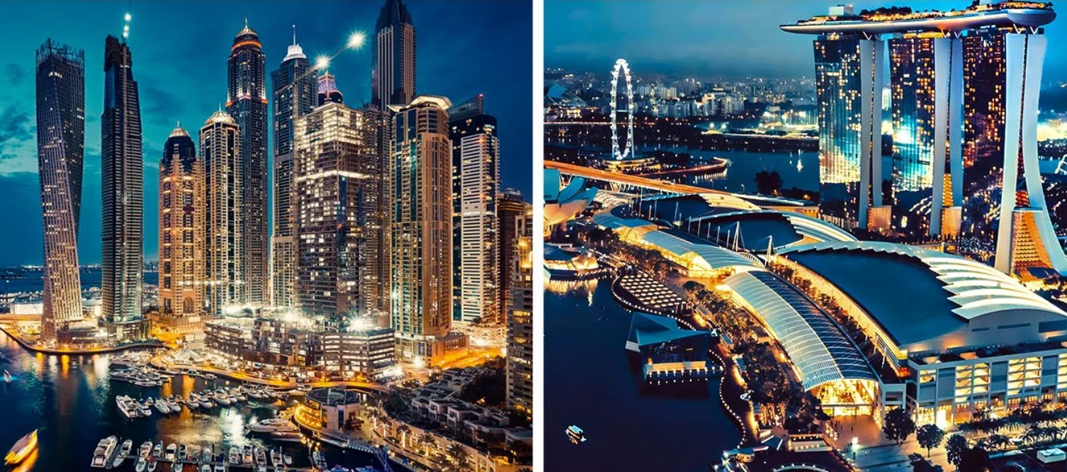 Dubai vs. Singapore